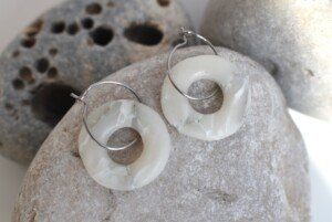 Pendientes Órbita Mármol - Image 2