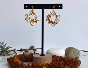 Pendientes Aura de Loto Gold - Imagen 3