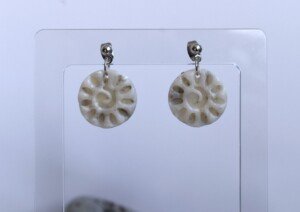 Pendientes Sol de Mármol - Imagen 2