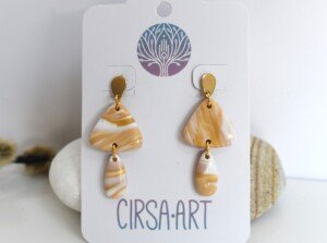 Pendientes Tríada Gold