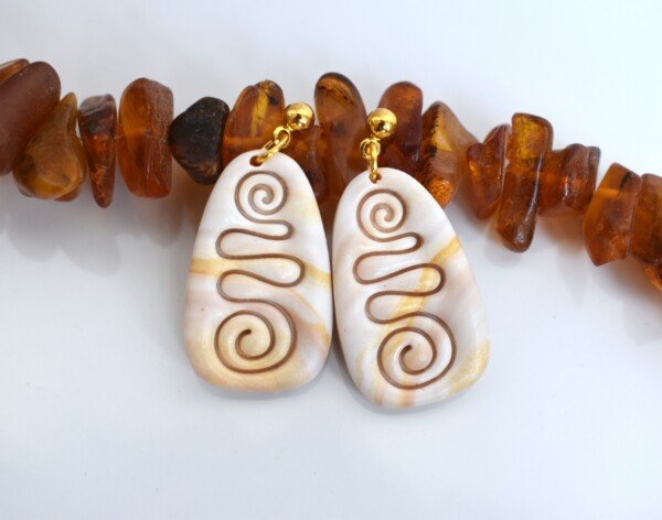 pendientes Ondula Gold