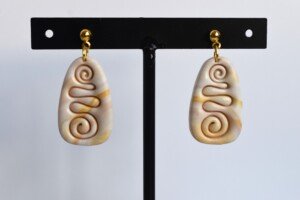 Pendientes Ondula Gold - Imagen 3