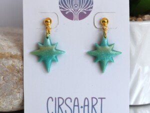 Pendientes Destello Verde - Image 2