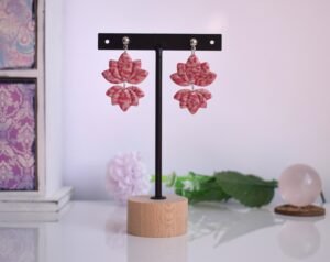 Pendientes Loto con Estampado Abstracto - Image 2