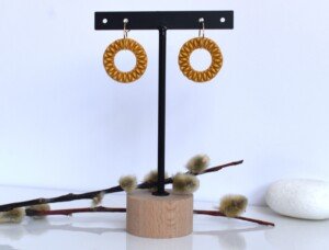 Pendientes Corola Dorada - Imagen 3