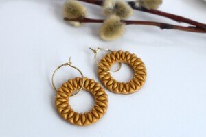Pendientes Corola Dorada - Imagen 2