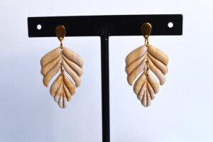 Pendientes Hoja Gold - Imagen 3