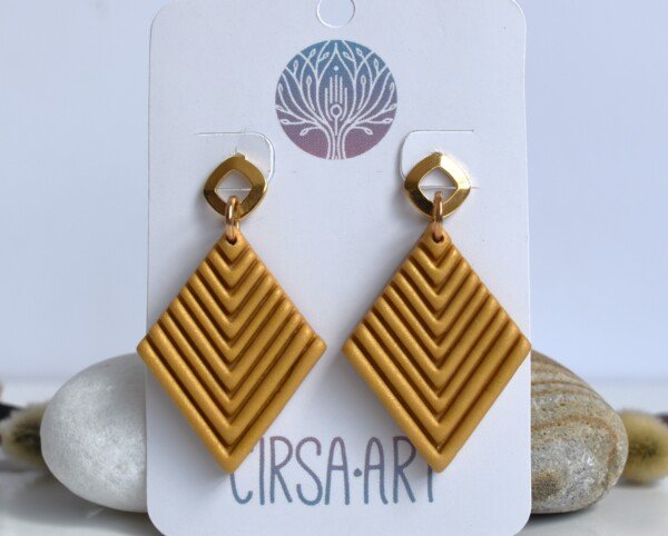 Pendientes Rombé Gold