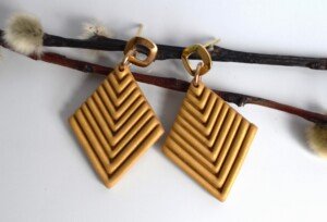 Pendientes Rombé Gold - Imagen 2