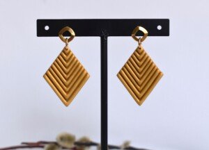 Pendientes Rombé Gold - Imagen 3