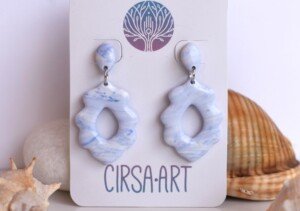 Pendientes Ondina Azul