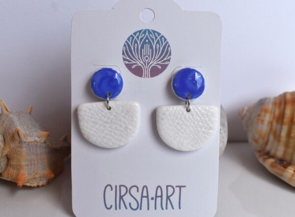 Pendientes Enea Blanco