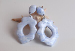 Pendientes Ondina Azul - Imagen 2