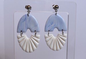 Pendientes Díptico Ovalado Bahía - Image 3