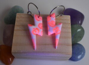 Pendientes Rayo de Neón - Image 2