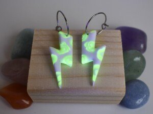 Pendientes Rayo de Neón - Image 4