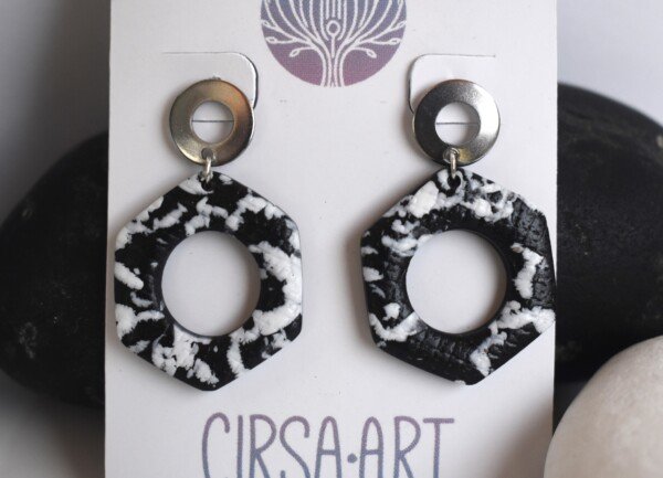 Pendientes Hexa Hollow