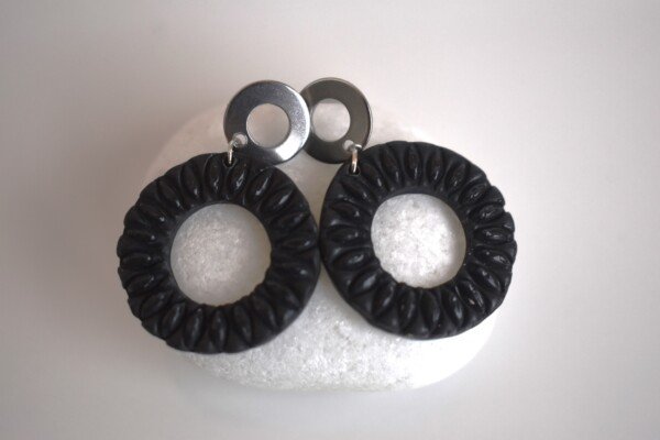 Pendientes Aura Negra